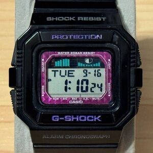Casio G-Shock GLX-5500-1 Tide & Moon Graph Surf Square Men's Digital Watch 5500